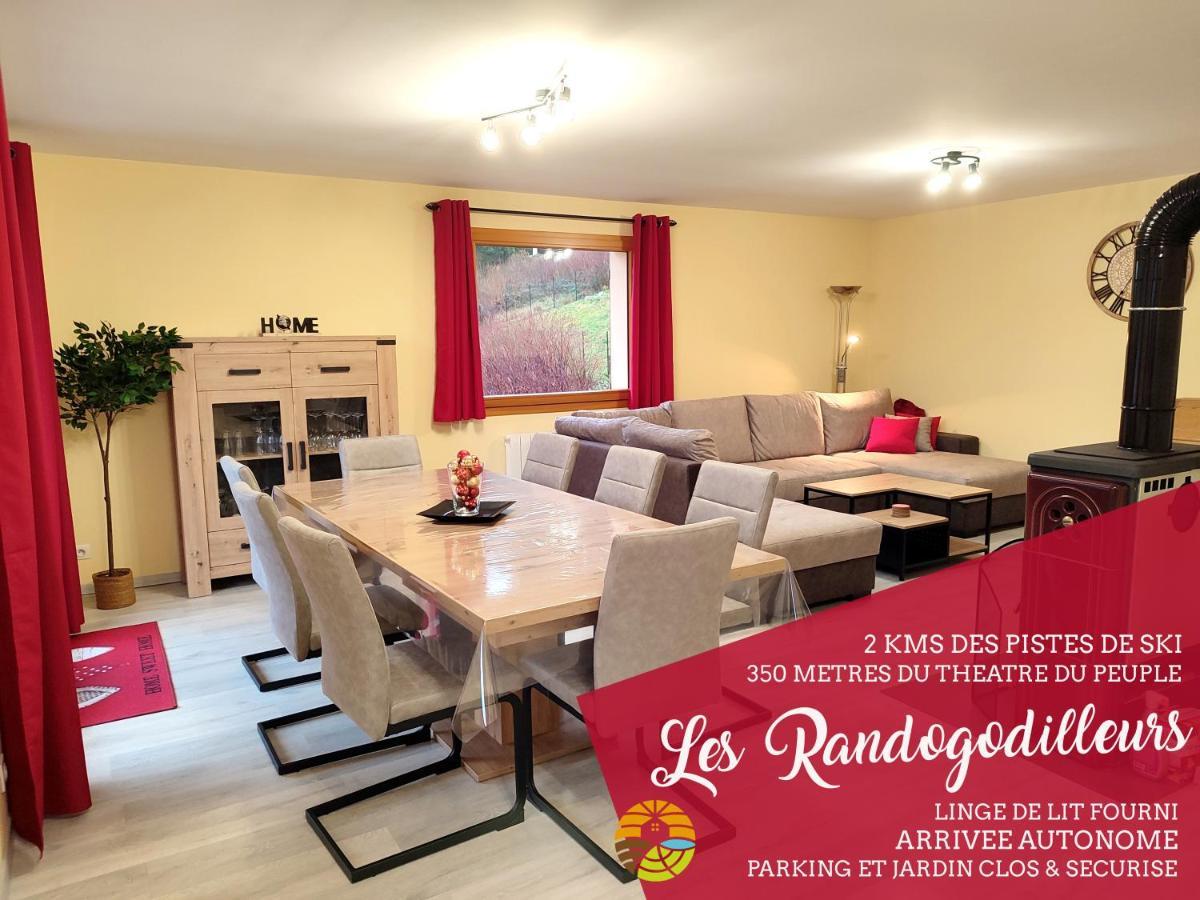 Les Randogodilleurs Avec Jacuzzi A 2Kms Des Pistes Et 350M Du Theatre Du Peuple ! Villa Bussang Eksteriør bilde
